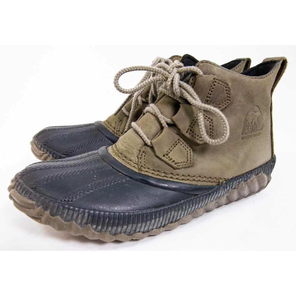 Sorrel Out 'N About Plus Snow Boot Women's Size 5.5 Leather Waterproof Brown